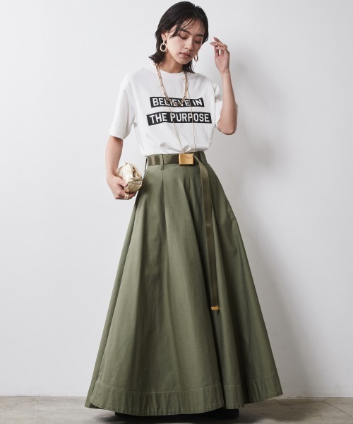 CHIC STYLE(シックスタイル)の「ナイロンテープベルト<大きいサイズ有>シックスタイル(ベルト・レディース・ブラック/カーキ/カーキ系1・1/3/2)」の9枚目の写真