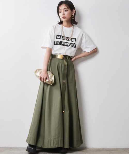 CHIC STYLE(シックスタイル)の「ナイロンテープベルト<大きいサイズ有>シックスタイル(ベルト・レディース・ブラック/カーキ/カーキ系1・1/3/2)」の7枚目の写真