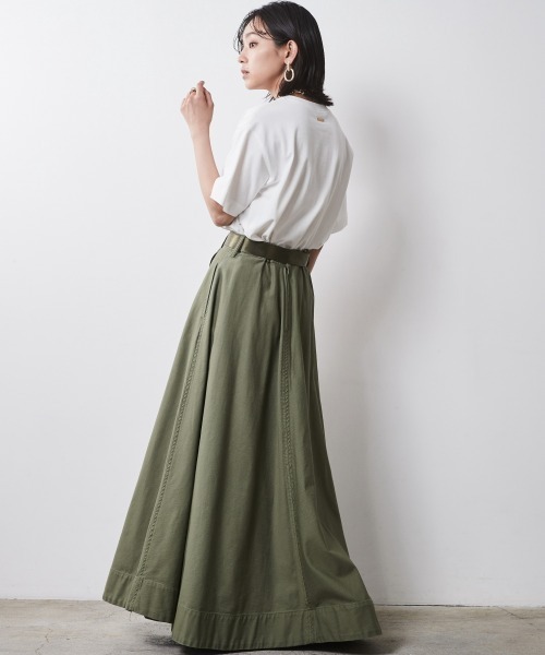 CHIC STYLE(シックスタイル)の「ナイロンテープベルト<大きいサイズ有>シックスタイル(ベルト・レディース・ブラック/カーキ/カーキ系1・1/3/2)」の6枚目の写真