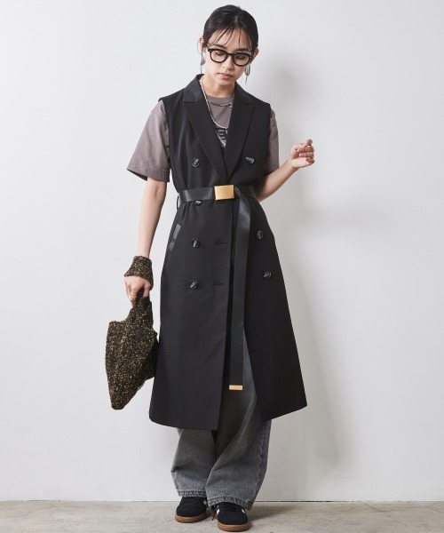 CHIC STYLE(シックスタイル)の「ナイロンテープベルト<大きいサイズ有>シックスタイル(ベルト・レディース・ブラック/カーキ/カーキ系1・1/3/2)」の16枚目の写真