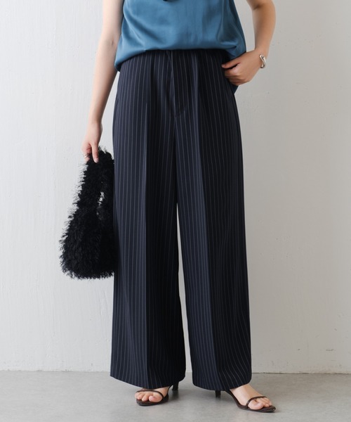 COLLAGE GALLARDAGALANTE（コラージュガリャルダガランテ）の「サスペンダーワイドスラックス（その他パンツ・レディース・ベージュ/ネイビー・FREE）」の20枚目の写真