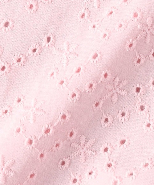 Right-on（ライトオン）の「【VIVIAN BLUE】前あきシャツレイヤード（シャツ/ブラウス・キッズ・ピンク/ホワイト・120/130/140/150）」の20枚目の写真