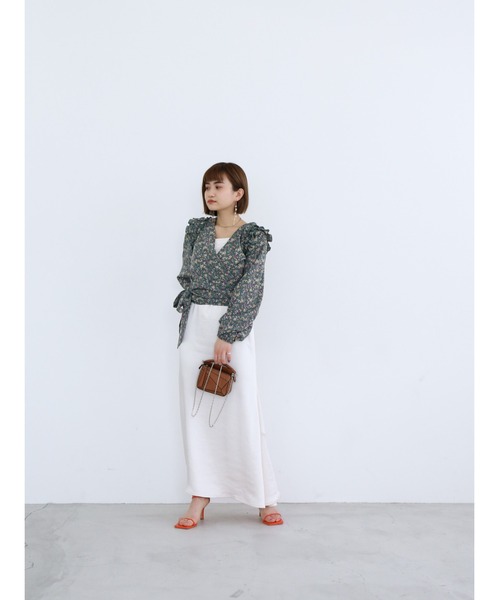 セール】2way cache-coeur blouse（シャツ/ブラウス）｜Katrin