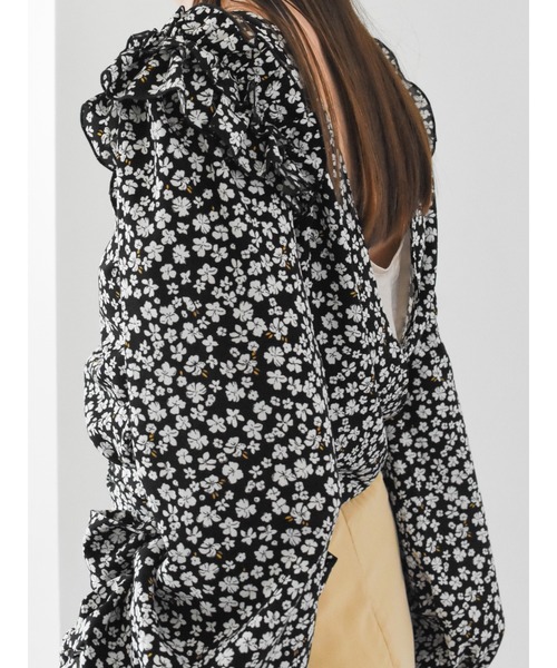 Katrin TOKYO(カトリーントーキョー)の「2way cache-coeur blouse(シャツ/ブラウス・レディース・ブラック系その他/グリーン系その他/ホワイト/ピンク・XS/FREE)」の22枚目の写真