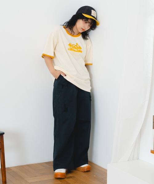 eLur(エラー)の「ミリタリーダメージパンツ(カーゴパンツ・レディース・カーキ/ブラウン/ネイビー・LARGE/MEDIUM)」の4枚目の写真