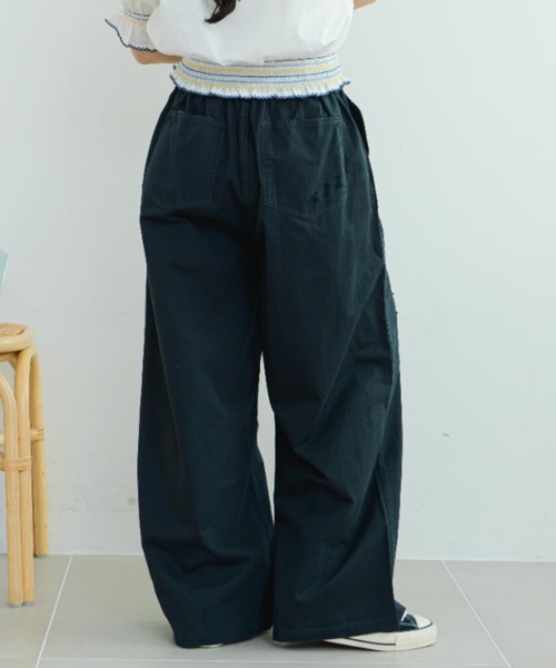 eLur(エラー)の「ミリタリーダメージパンツ(カーゴパンツ・レディース・カーキ/ブラウン/ネイビー・LARGE/MEDIUM)」の13枚目の写真