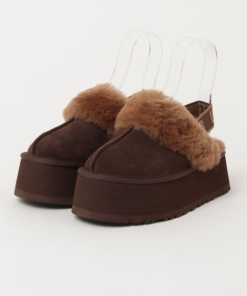 UGG（アグ）の「UGG（アグ）Funkette/111347（サンダル・レディース・ベージュ/ブラウン/ブラック・8/7/6）」の2枚目の写真