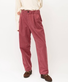 コーデュロイタックテーパードパンツ