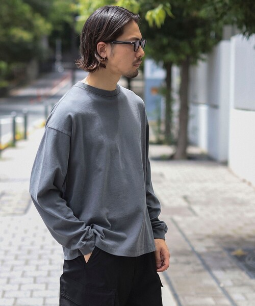 PENDLETON(ペンドルトン)の「【別注】PENDLETON / ピグメント ロングスリーブ T(Tシャツ/カットソー・メンズ・グレイッシュベージュ/グレイッシュブルー/チャコールグレー・SMALL/MEDIUM/LARGE/X-LARGE)」の17枚目の写真