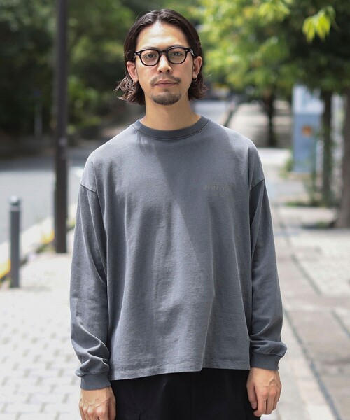 PENDLETON(ペンドルトン)の「【別注】PENDLETON / ピグメント ロングスリーブ T(Tシャツ/カットソー・メンズ・グレイッシュベージュ/グレイッシュブルー/チャコールグレー・SMALL/MEDIUM/LARGE/X-LARGE)」の15枚目の写真