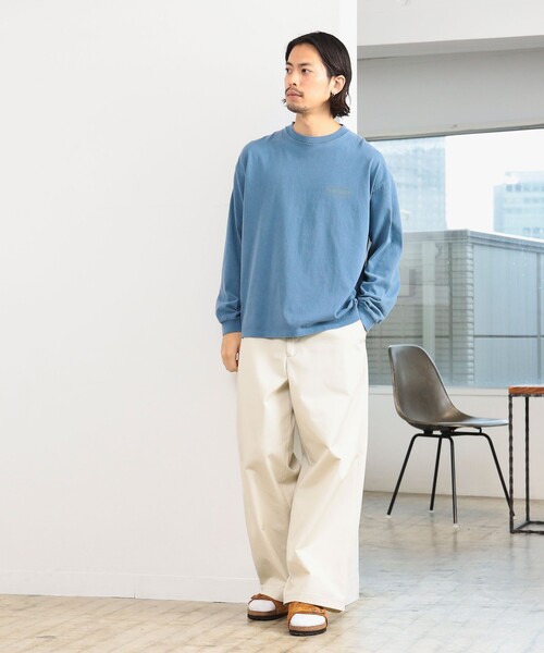 PENDLETON(ペンドルトン)の「【別注】PENDLETON / ピグメント ロングスリーブ T(Tシャツ/カットソー・メンズ・グレイッシュベージュ/グレイッシュブルー/チャコールグレー・SMALL/MEDIUM/LARGE/X-LARGE)」の7枚目の写真