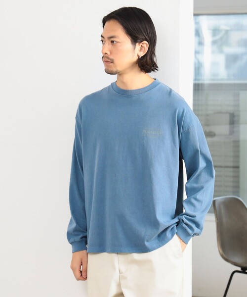 PENDLETON(ペンドルトン)の「【別注】PENDLETON / ピグメント ロングスリーブ T(Tシャツ/カットソー・メンズ・グレイッシュベージュ/グレイッシュブルー/チャコールグレー・SMALL/MEDIUM/LARGE/X-LARGE)」の5枚目の写真