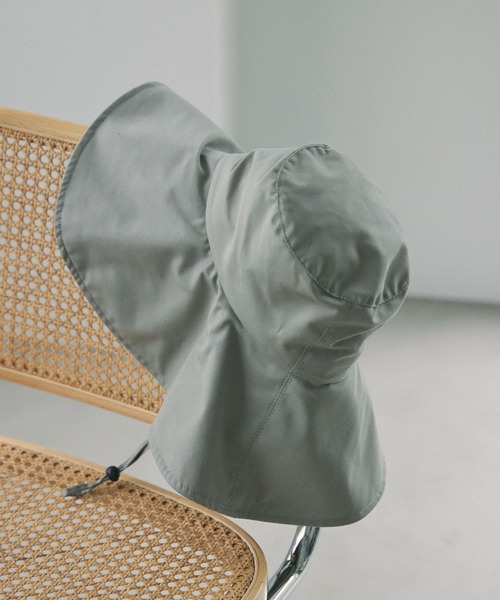 HOLLINGWORTH COUNTRY OUTFITTERS(ホリングワース カントリーアウトフィッターズ)の「【Hollingworth Country Outfitters】Sunbeamハット(ハット・レディース・グレー/ブラック・FREE)」の2枚目の写真