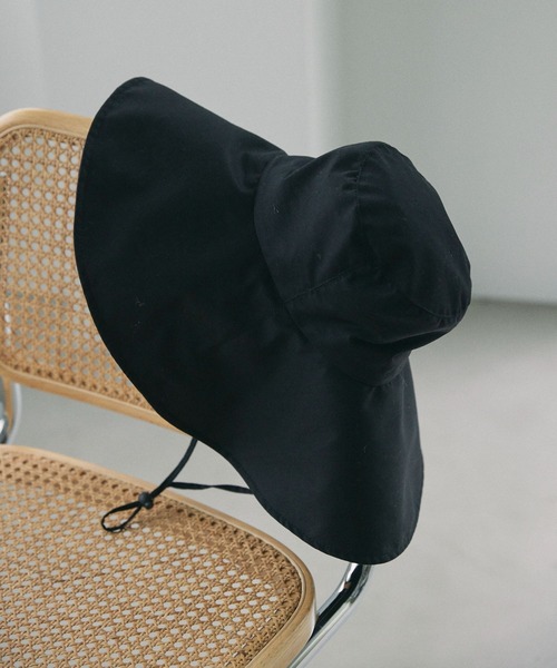 HOLLINGWORTH COUNTRY OUTFITTERS(ホリングワース カントリーアウトフィッターズ)の「【Hollingworth Country Outfitters】Sunbeamハット(ハット・レディース・グレー/ブラック・FREE)」の3枚目の写真