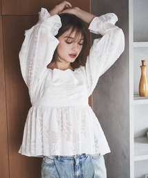 AND COUTURE（アンドクチュール）の「オパールシアーブラウス（シャツ/ブラウス）」