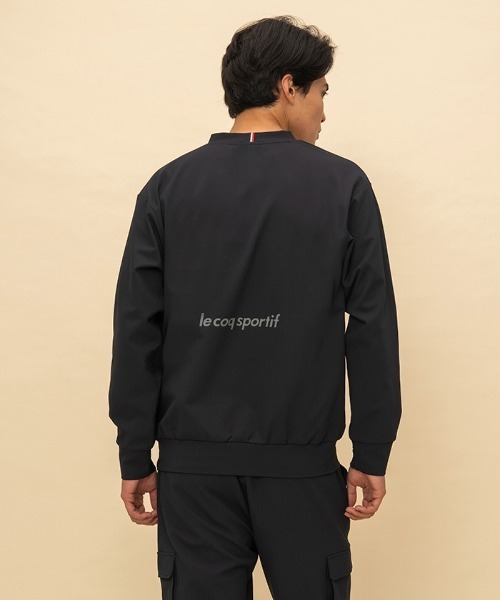 le coq sportif（ルコックスポルティフ）の「LCS プリューム リブクロス クルーネックスウェット（スウェット・メンズ・ブラウン/ブラック・L/XL/M）」の14枚目の写真