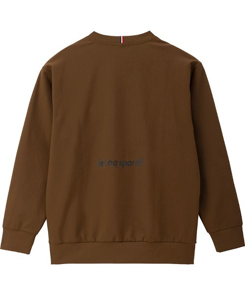 le coq sportif（ルコックスポルティフ）の「LCS プリューム リブクロス クルーネックスウェット（スウェット・メンズ・ブラウン/ブラック・L/XL/M）」の5枚目の写真