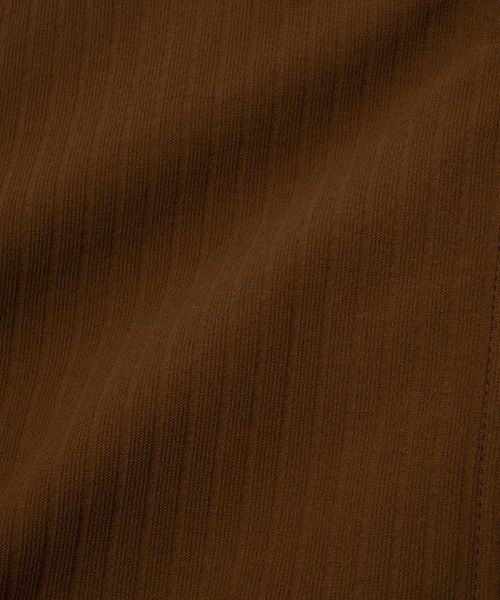 le coq sportif（ルコックスポルティフ）の「LCS プリューム リブクロス クルーネックスウェット（スウェット・メンズ・ブラウン/ブラック・L/XL/M）」の6枚目の写真