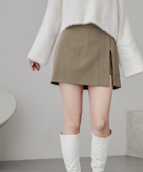 FUR FUR サイドスリットミニスカート Lace Ladies スカート サイドスリット ミニ丈 : ZOZOTOWN Yahoo