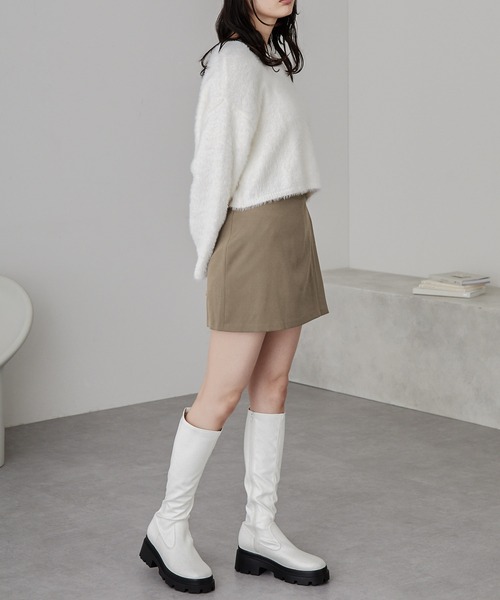 新作新品タグ付き　スナイデル♡ コットンレースミニスカート mimigrant アウトレット☆返品交換不可 ひざ丈タイトスカート 膝丈