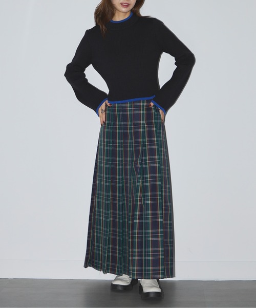 SETUP7(セットアップセブン)の「【SETUP7】color scheme line flare sleeve knit(ニット/セーター・レディース・グレー/ブラック/ベージュ・FREE)」の10枚目の写真