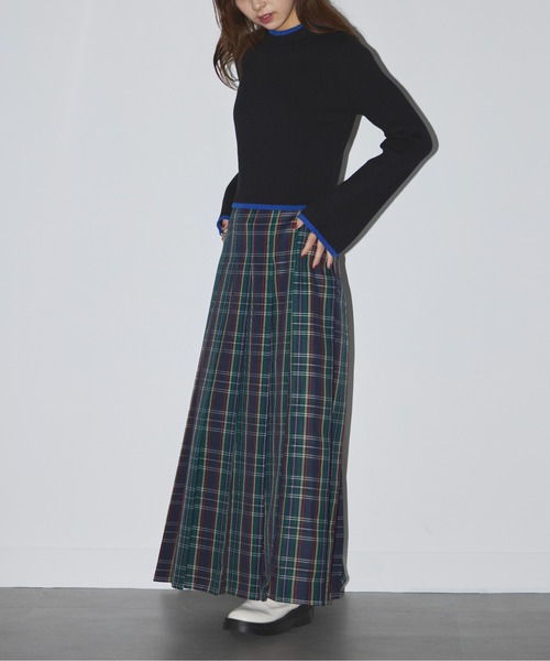 SETUP7(セットアップセブン)の「【SETUP7】color scheme line flare sleeve knit(ニット/セーター・レディース・グレー/ブラック/ベージュ・FREE)」の12枚目の写真