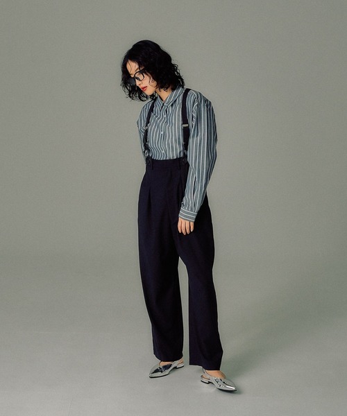 LEPSIM（レプシィム）の「【FOR I SERIES】アソートサスペンダーパンツ　145443（その他パンツ・レディース・ネイビー/グレー/ブラック・FREE）」の5枚目の写真