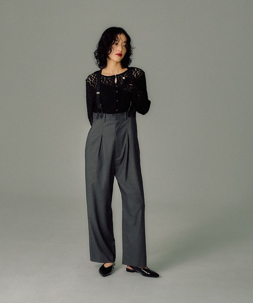 LEPSIM（レプシィム）の「【FOR I SERIES】アソートサスペンダーパンツ　145443（その他パンツ・レディース・ネイビー/グレー/ブラック・FREE）」の19枚目の写真