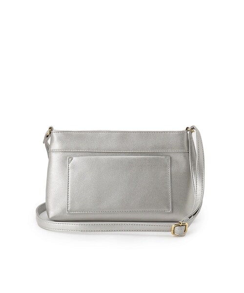 SHOO・LA・RUE（シューラルー）の「◆【軽量】大人かわいい フリルショルダーバッグ（ショルダーバッグ・レディース・アイボリー/ブラック/シルバー・00）」の7枚目の写真