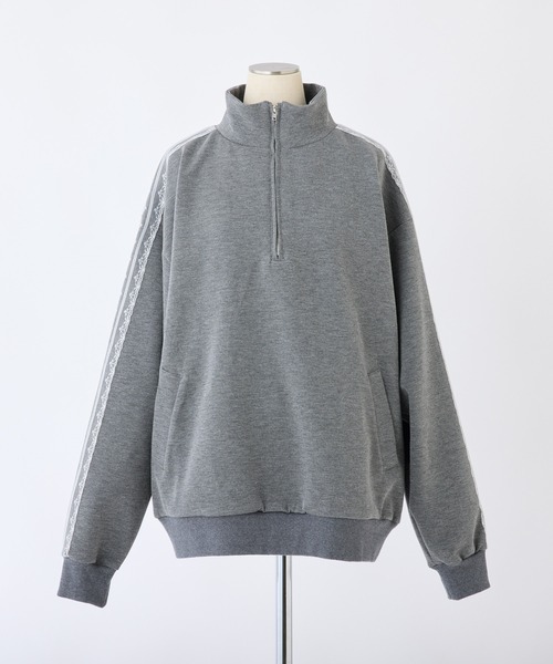 ST. CLAIR APPAREL IA ハーフジップ　スウェット セール】ハーフジップオーバーサイズスウェット（スウェット）｜one