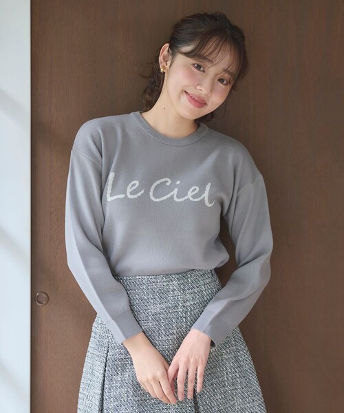 セール】【洗える】レタードロゴ プルオーバーニット（ニット/セーター