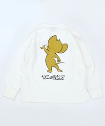 Tom＆Jerry（トムアンドジェリー）の「2025AW TOM&JERRY  バックプリント ロングスリーブTシャツ（Tシャツ/カットソー・キッズ）」