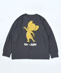TOM&JERRY（トムアンドジェリー）の「2025AW TOM&JERRY  バックプリント ロングスリーブTシャツ（Tシャツ/カットソー）」