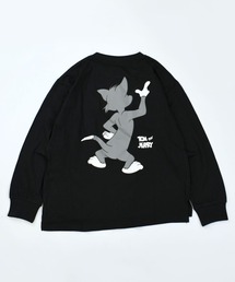 TOM&JERRY（トムアンドジェリー）の「2025AW TOM&JERRY  バックプリント ロングスリーブTシャツ（Tシャツ/カットソー）」