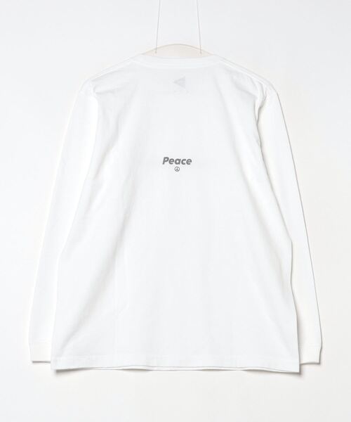 FUNG(ファング)の「FUNG/ファング L/S TEE make smile(Tシャツ/カットソー・レディース・ホワイト・S)」の2枚目の写真