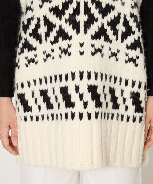 BABYLONE（バビロン）の「ノルディックベスト（ベスト・レディース・アイボリー・フリー）」の16枚目の写真