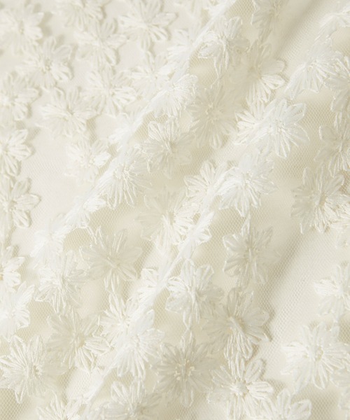 ROPE' PICNIC（ロペピクニック）の「フラワーレースベスト（ベスト・レディース・ブラック/キナリ・38）」の7枚目の写真