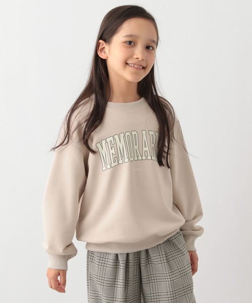 GLOBAL WORK Smile Seed Store（グローバルワーク スマイルシードストア）の「裏毛プリントスウェットプルオーバー長袖/キッズ/115333（Tシャツ/カットソー・キッズ・グレー系その他2/グレー系その他/ブラウン/ネイビー/ナチュラル/ブルー/グリーン/ブラック系その他/ブラック/ライトグレー・100cm/140cm/120cm/150cm/130cm/110cm）」の7枚目の写真