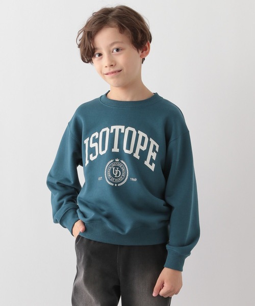 GLOBAL WORK Smile Seed Store（グローバルワーク スマイルシードストア）の「裏毛プリントスウェットプルオーバー長袖/キッズ/115333（Tシャツ/カットソー・キッズ・グレー系その他2/グレー系その他/ブラウン/ネイビー/ナチュラル/ブルー/グリーン/ブラック系その他/ブラック/ライトグレー・100cm/140cm/120cm/150cm/130cm/110cm）」の8枚目の写真