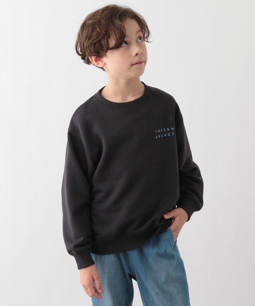 GLOBAL WORK Smile Seed Store（グローバルワーク スマイルシードストア）の「裏毛プリントスウェットプルオーバー長袖/キッズ/115333（Tシャツ/カットソー・キッズ・グレー系その他2/グレー系その他/ブラウン/ネイビー/ナチュラル/ブルー/グリーン/ブラック系その他/ブラック/ライトグレー・100cm/140cm/120cm/150cm/130cm/110cm）」の19枚目の写真