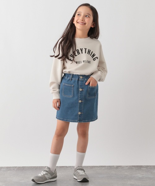 GLOBAL WORK Smile Seed Store（グローバルワーク スマイルシードストア）の「裏毛プリントスウェットプルオーバー長袖/キッズ/115333（Tシャツ/カットソー・キッズ・グレー系その他2/グレー系その他/ブラウン/ネイビー/ナチュラル/ブルー/グリーン/ブラック系その他/ブラック/ライトグレー・100cm/140cm/120cm/150cm/130cm/110cm）」の11枚目の写真