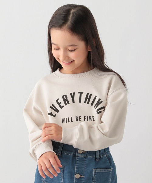 GLOBAL WORK Smile Seed Store（グローバルワーク スマイルシードストア）の「裏毛プリントスウェットプルオーバー長袖/キッズ/115333（Tシャツ/カットソー・キッズ・グレー系その他2/グレー系その他/ブラウン/ネイビー/ナチュラル/ブルー/グリーン/ブラック系その他/ブラック/ライトグレー・100cm/140cm/120cm/150cm/130cm/110cm）」の13枚目の写真