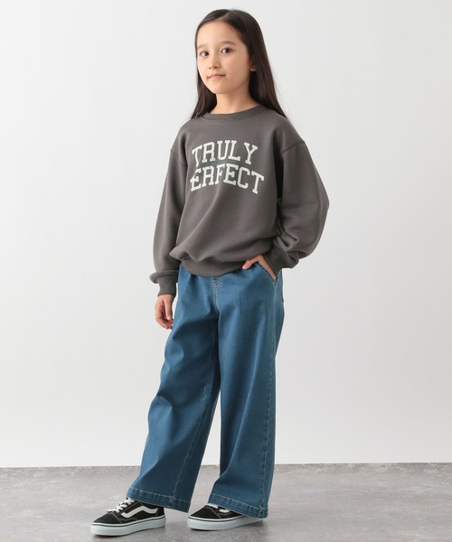 GLOBAL WORK Smile Seed Store（グローバルワーク スマイルシードストア）の「裏毛プリントスウェットプルオーバー長袖/キッズ/115333（Tシャツ/カットソー・キッズ・グレー系その他2/グレー系その他/ブラウン/ネイビー/ナチュラル/ブルー/グリーン/ブラック系その他/ブラック/ライトグレー・100cm/140cm/120cm/150cm/130cm/110cm）」の22枚目の写真