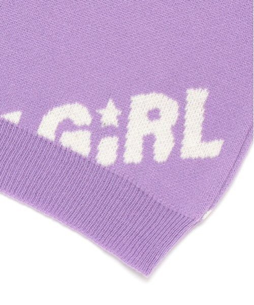 X-girl Stages（エックスガールステージス）の「ロゴニットプルオーバー（ニット/セーター・キッズ・ラベンダー/アイボリー/ブラック・90cm/100cm/110cm/120cm/130cm/140cm）」の7枚目の写真