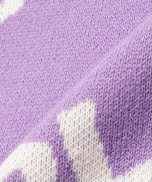 X-girl Stages（エックスガールステージス）の「ロゴニットプルオーバー（ニット/セーター・キッズ・ラベンダー/アイボリー/ブラック・90cm/100cm/110cm/120cm/130cm/140cm）」の8枚目の写真