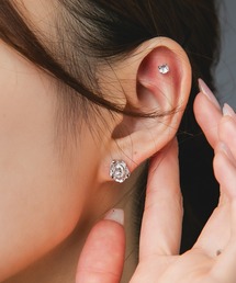 Os accessory（オズアクセサリー）の「Os　-オズ-　【金属アレルギー対応】メタルローズピアス（ピアス（両耳用））」