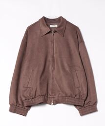 a.p.o.v.（エーピーオービー）の「a.p.o.v. スウェードジップアップジャケット（ブルゾン）」