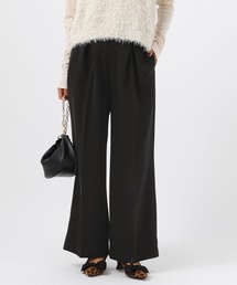 BAYFLOW | [ウエストゴム仕様]ダブルタックワイドパンツ(その他パンツ)