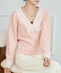 【NO DRESS】ピンク レース ボレロ　新品未使用 wonder-stage_123bo05