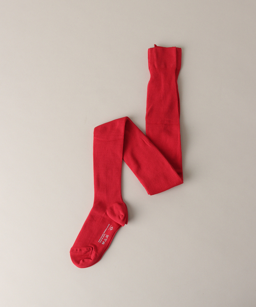 MARCOMONDE(マルコモンド)の「MARCOMONDE/マルコモンド cottontights(タイツ/ストッキング・レディース・チャコールグレー/レッド/ブラック・FREE)」の3枚目の写真